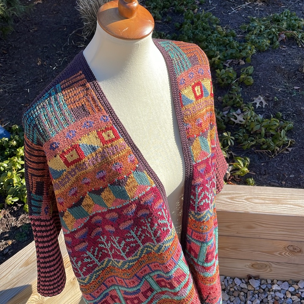 Peruvian Connection Sampler Cardigan - Picture 5 of 15